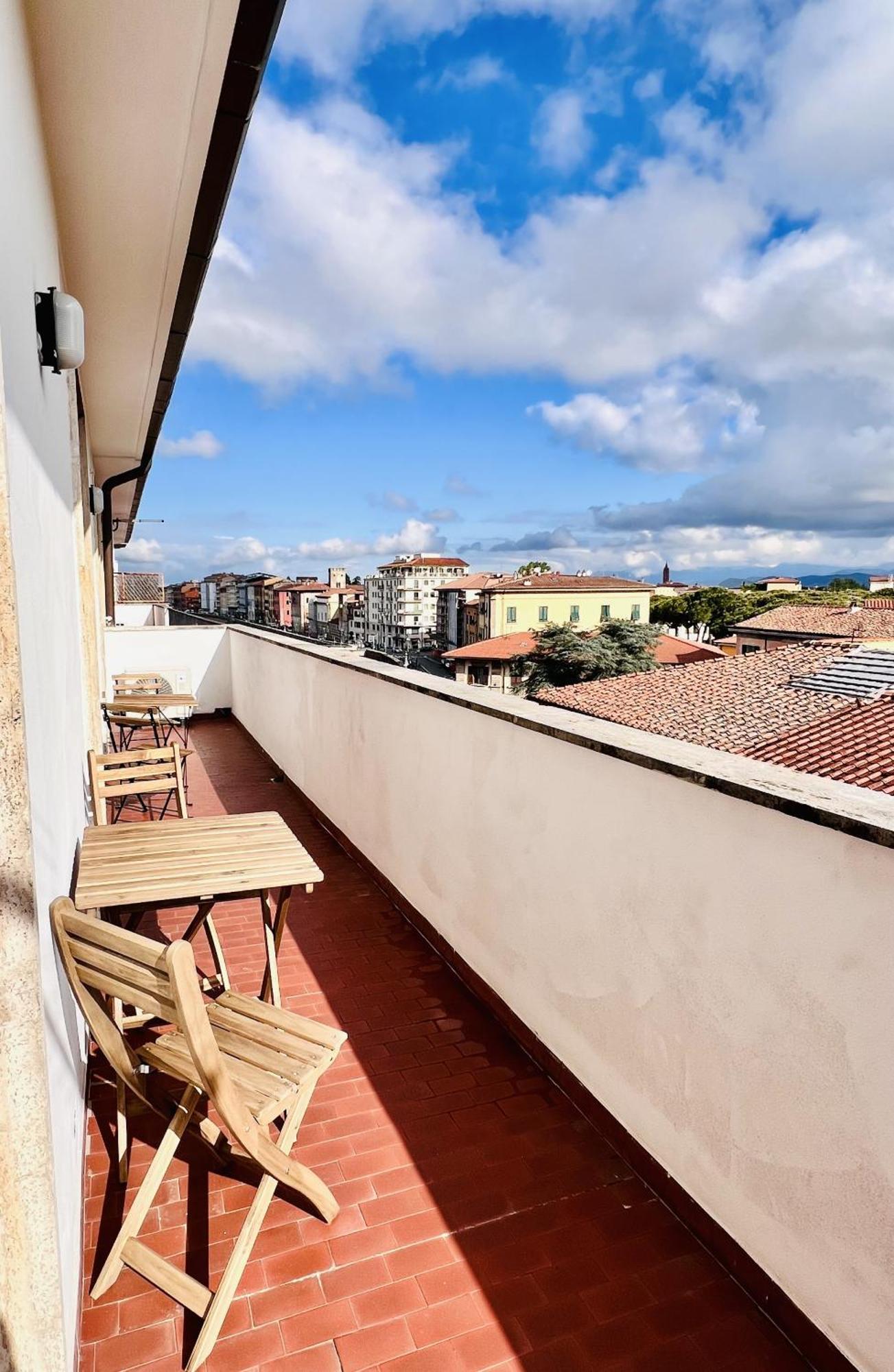 Attico Terrazza Vista Panoramica Lungarni Pisani Lejlighed Eksteriør billede